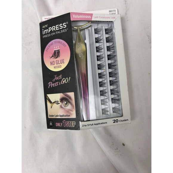 Impress Press-On Lash Extensions • 2pk • Voluminous + Natural - Picture 3 of 3